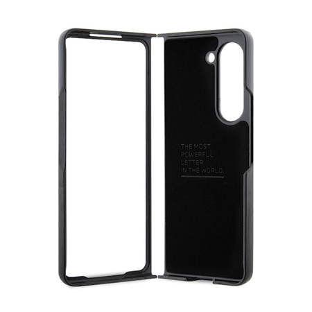 BMW Leather Carbon - Etui Samsung Galaxy Z Fold 5 (czarny) (BMHCZFD522NBCK)