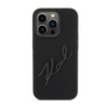 Karl Lagerfeld Silicone Karl Script - Etui iPhone 15 Pro (czarny) (KLHCP15LSKSBMCK)