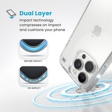 Speck Presidio Perfect-Clear - Etui iPhone 16 Pro (Clear) (150702-5085)