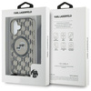 Karl Lagerfeld IML Crossbody Monogram Karl & Choupette Head MagSafe - Etui iPhone 16 (czarny) (KLHMP16SHCKCKLCK)