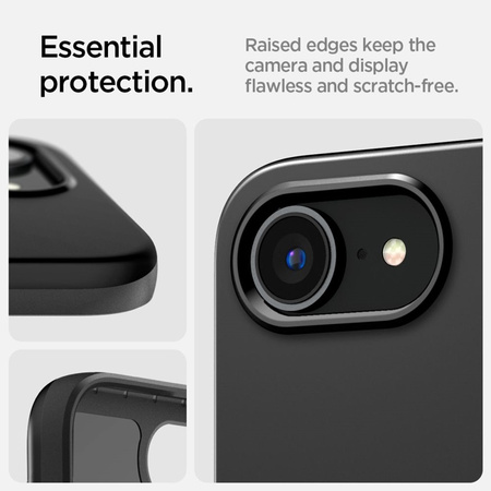 Spigen Thin Fit Mag MagSafe - Etui do iPhone 16e (Czarny) (ACS09135)