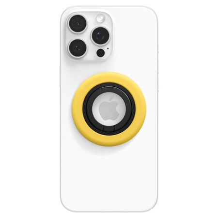 Spigen Nano Pop MagSafe Phone Ring - Magnetyczny uchwyt na palec z funkcją podstawki (Mango Yellow) (AMP09027)
