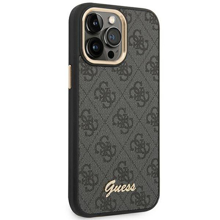 Guess 4G Metal Camera Outline Case – Etui iPhone 14 Pro Max (Czarny) (GUHCP14XHG4SHK)