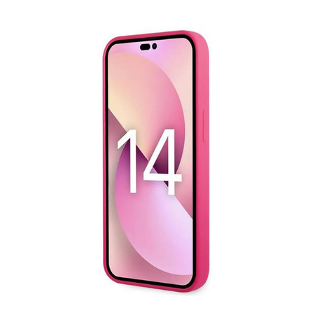 Karl Lagerfeld Silicone RSG - Etui iPhone 14 Plus (różowy) (KLHCP14MSRSGRCF)