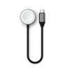 Satechi USB-C Fast Charging Cable - kabel ładujący USB-C do Apple Watch, 5W 20 cm - gwiezdna szarość (ST-QCAWM)