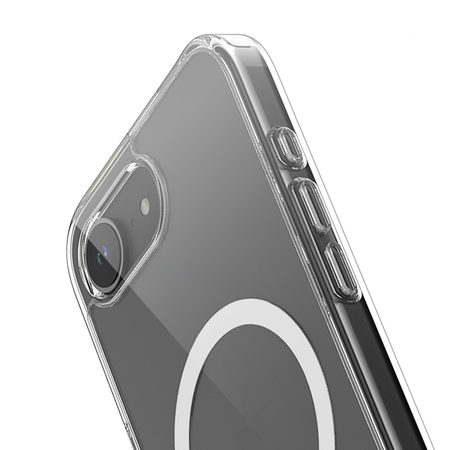 Crong Clear MAG Cover - Etui iPhone 16e MagSafe (przezroczysty) (CRGCLRMIPSE4TRS)