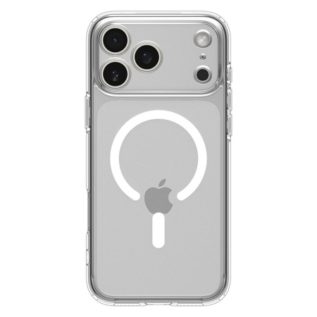Spigen Ultra Hybrid Mag MagSafe - Etui do iPhone 17 Pro Max (Clear/White) (ACS10282)