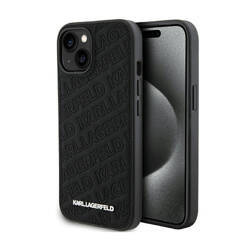 Karl Lagerfeld Quilted K Pattern - Etui iPhone 15 (czarny) (KLHCP15SPQKPMK)