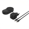 Belkin Ładowarka magnetyczna Qi2 25 W, składana 2w1, zasilacz 45W, czarna (WIZ039KQBK)
