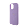 Guess Saffiano MagSafe - Etui iPhone 15 Pro Max (fioletowy) (GUHMP15XPSAHMCU)