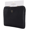 Guess Grained Zipper Pocket Triangle Logo Sleeve - Etui na notebooka 14" (czarny) (GUCS14ZPGTSPSK)