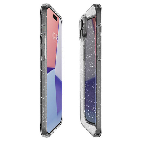Spigen Liquid Crystal Glitter - Etui do iPhone 15 Plus (Przezroczysty) (ACS06648)