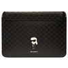 Karl Lagerfeld NFT Saffiano Monogram Ikonik Karl Sleeve - Etui na notebook 14" (Czarny) (KLCS14SAKHPKK)