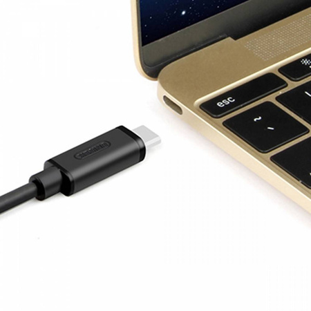 Unitek Kabel USB-A / USB-C, USB 3.0, 1m - czarny (Y-C474BK)