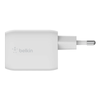 Belkin podwójna ładowarka ścienna 65W DUAL USB-C 2M - biały (WCH013VF2MWH-B6)
