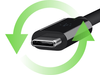 Belkin kabel przejściówka z USB 3.0 na USB-C F/M - czarny (F2CU036BTBLK)