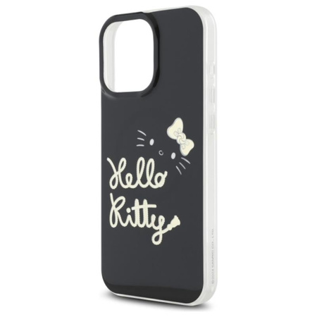 Hello Kitty IML Golden Diva MagSafe - Etui iPhone 16 Pro Max (czarny) (HKHMP16XHGDIK)