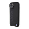 BMW Leather Hot Stamp - Etui iPhone 15 Plus (czarny) (BMHCP15MSLLBK)