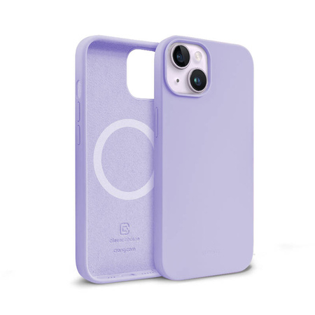 Crong Color Cover Magnetic - Etui iPhone 14 / iPhone 13 MagSafe (fioletowy) (CRG-COLRM-IP1461-PRP)