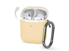 KeyBudz Elevate Keychain - silikonowe etui ochronne do AirPods 1/2  (pastel yellow) (RT_PSK_PYL)