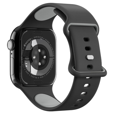 Spigen Nano Pop - Pasek do Apple Watch 44/45/46/49 mm (Black Sesame) (AMP09321)