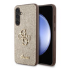 Guess Glitter Script Big 4G - Etui Samsung Galaxy S23 FE (złoty) (GUHCS23FEHG4SGD)