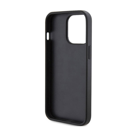 Guess 4G Triangle Metal Logo - Etui iPhone 13 Pro (czarny) (GUHCP13LPG4GPK)