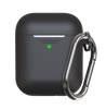 KeyBudz Elevate Keychain - silikonowe etui ochronne do AirPods 1/2 (black) (RT_PSK_BLK)