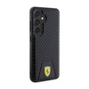Ferrari Carbon Stitched Bottom - Etui Samsung Galaxy S24 (czarny) (FEHCS24SN3PUK)