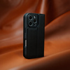 Moshi Overture MagSafe - Skórzane etui 3w1 z klapką iPhone 16 Pro Max (Charcoal Black) (99MO241212)