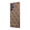 Guess 4G Metal Logo - Etui Samsung Galaxy S23 Ultra (brązowy) (GUHCS23LG4GFBR)