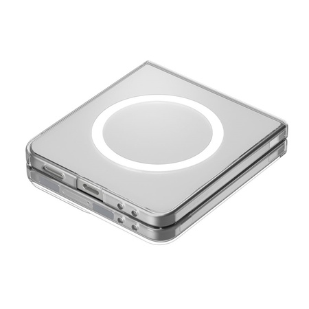 Spigen Airskin Mag MagSafe - Etui do Samsung Galaxy Z Flip 7 (Clear/White) (ACS09556)