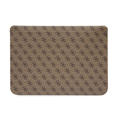 Guess 4G Printed Stripes Computer Sleeve - Etui na notebooka 14" (Brązowy) (GUCS14P4RPSW)