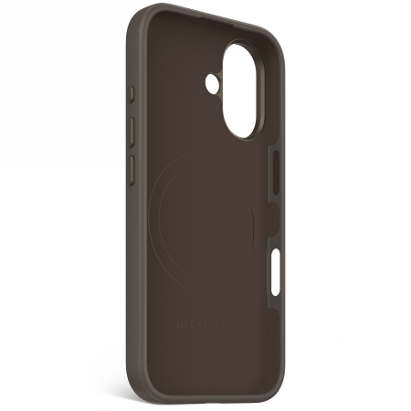 Decoded AntiMicrobial Silicone Backcover - silikonowa obudowa ochronna do iPhone 16 kompatybilna z MagSafe (phantom) (D25IPO16BCS9PM)