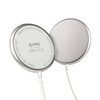 Crong MagSpot Wireless Charger – Aluminiowa ładowarka indukcyjna MagSafe 15W (Silver White) (CRG-MS15W-SLV)