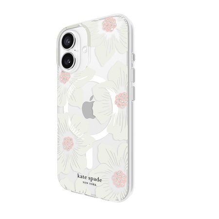 Kate Spade New York Protective MagSafe - Etui iPhone 16 (Hollyhock Floral) (KS054344)