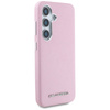 Karl Lagerfeld Saffiano Full Wrapped Elongated Metal Logo MagSafe - Etui do Samsung Galaxy S25 (różowy) (KLHMS25SPSAFWMCP)