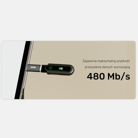 Unitek Adapter USB-C do Micro USB A1050ABK03  (A1050ABK03)