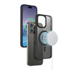 Crong Hybrid Frost MAG Cover - Etui iPhone 15 Pro MagSafe (czarny) (CRG-HFM-IP1561P-BLK)