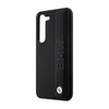 BMW Leather Textured & Stripe - Etui Samsung Galaxy S23+ (czarny) (BMHCS23M22RDPK)