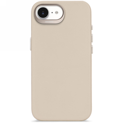 Decoded Leather Backcover - skórzana obudowa ochronna do iPhone 16e kompatybilna z MagSafe (clay) (D25IPOSEBC6CY)