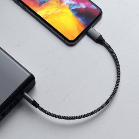 Satechi kabel USB-C - lightning 25cm - gwiezdna szarość (ST-TCL10M)