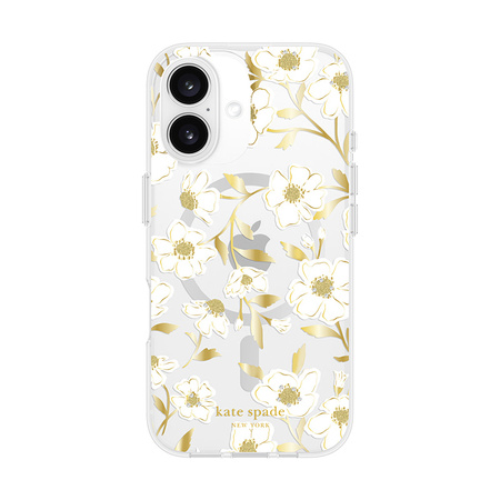 Kate Spade New York Protective Gems MagSafe - Etui iPhone 16 (Sunshine Floral) (KS054342)