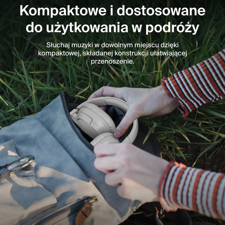 Belkin Słuchawki nauszne, bezprzewodowe, kremowe (AUD009HQSA)