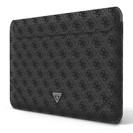 Guess 4G Uptown Triangle Logo Sleeve - Etui na notebooka 16" (czarny) (GUCS16P4TK)