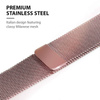 Crong Milano Steel - Pasek ze stali nierdzewnej do Apple Watch 38/40/41/42 mm (różowe złoto) (CRG-40MST-RSP)