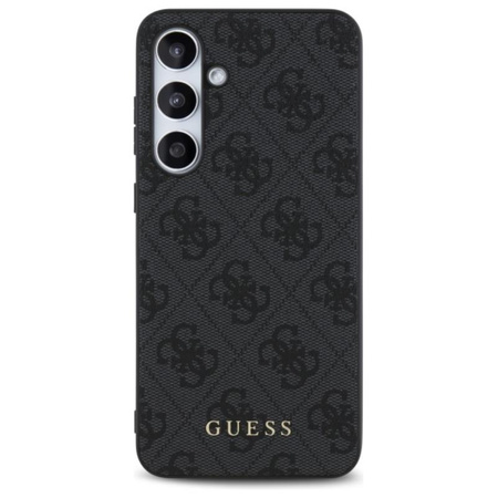 Guess 4G Metal Gold Logo - Etui Samsung Galaxy S24 FE (szary) (GUHCS24FEG4GFGR)
