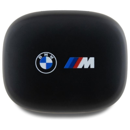 BMW Printed Logos - Słuchawki Bluetooth TWS ENC + etui ładujące (czarny) (BMBEMIATP20LOK)