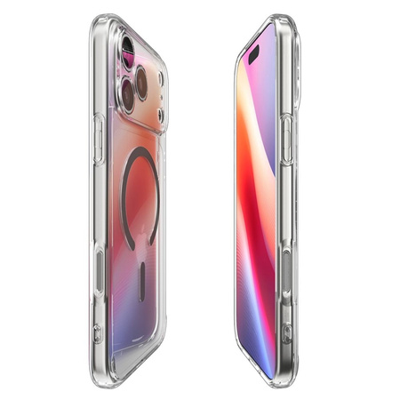 Spigen Ultra Hybrid Mag MagSafe - Etui do iPhone 17 Pro Max (Clear/Graphite) (ACS10283)