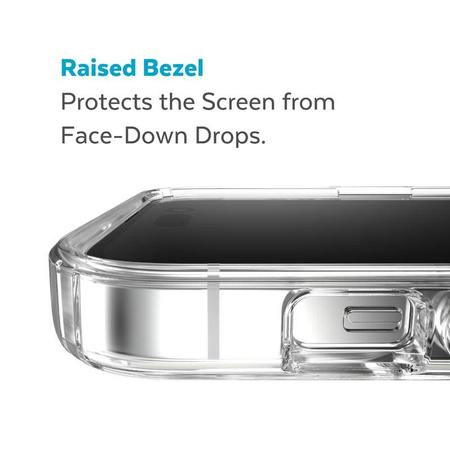 Speck Gemshell + MagSafe - Etui do iPhone 14 Pro z połowką MICROBAN (Clear) (150160-5085)
